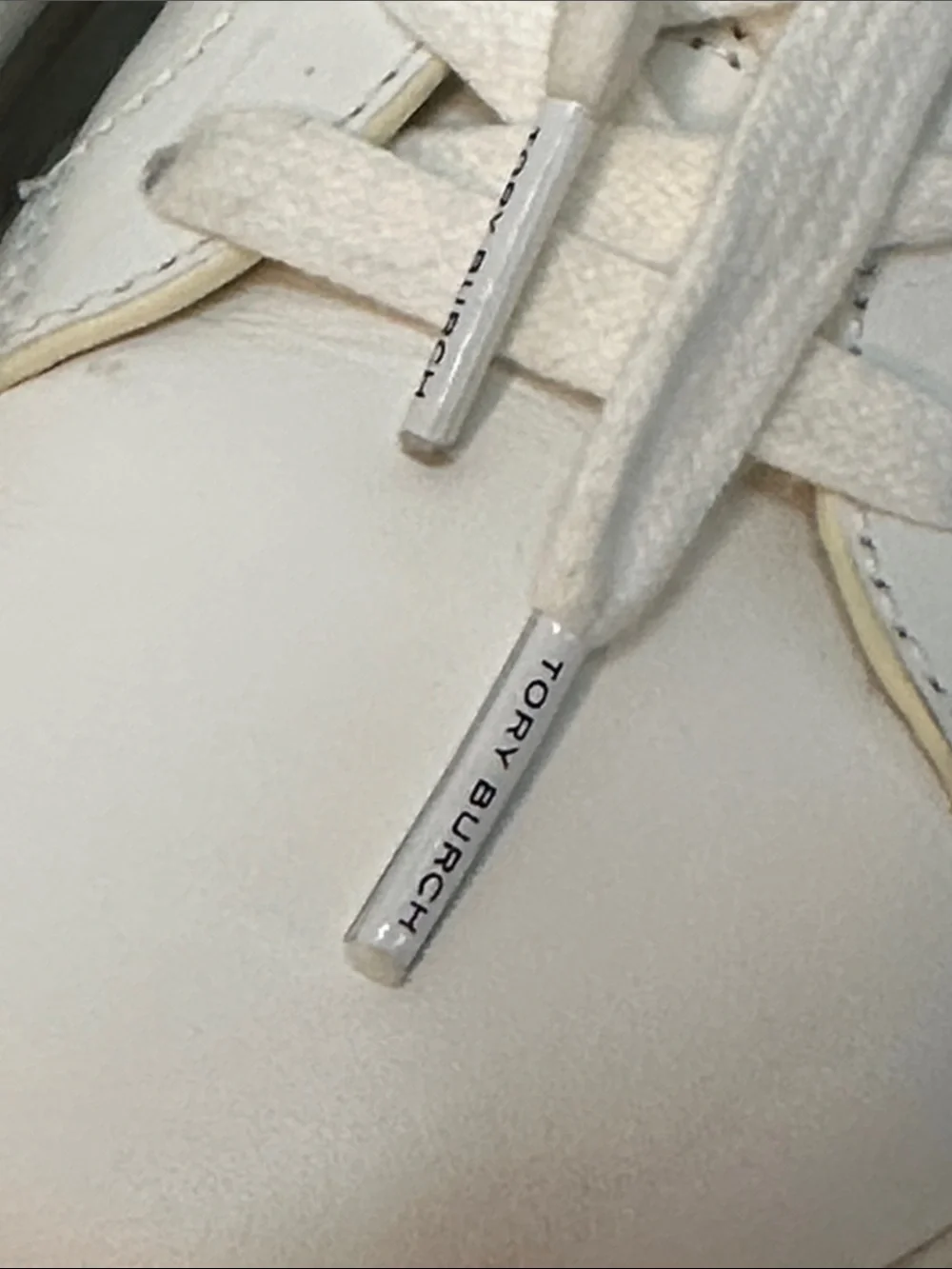 Tory Burch Leigh White Leather Sneakers with Black T Logo and Snake-Print Heel